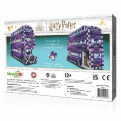 Wrebbit3D Harry Potter Mini Knight Bus 130-Piece Jigsaw Puzzle -Charming Home Shop 3D Harry Potter Mini Knight Bus Jigsaw Puzzle W3D0203 03