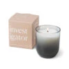 Paddywax Enneagram Investigator Eucalyptus And Santal Jar Candle, 6 Oz. -Charming Home Shop 5 Investigator Black Ombre Glass Jar Candle EN0605 01