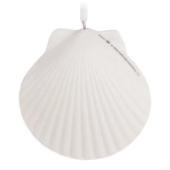 Hallmark A Heart Remembered 2023 Porcelain Ornament -Charming Home Shop A Heart Remembered Seashell Keepsake Ornament 1799QHX3037 06