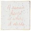 Hallmark A Nana's Heart Ceramic Tile Quote Sign, 6x6