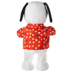 Hallmark Peanuts® Sunshine Vibe Snoopy Musical Plush With Motion, 13.5" -Charming Home Shop Animated Snoopy Stuffed Animal in Polka Dot Shirt 1PAJ3530 03
