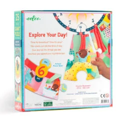Eeboo Around The Clock 25-Piece Giant Jigsaw Puzzle For Kids -Charming Home Shop Around the Clock 25Piece Giant Jigsaw Puzzle PZCLK 03