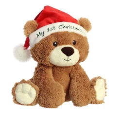 Aurora My First Christmas Bear Plush, 10"