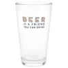 Hallmark Beer Is A Friend Pint Glass, 16 Oz. -Charming Home Shop Beer Is a Friend Pint Glass 1BRW3227 01