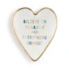 Demdaco Believe In Yourself Art Heart Trinket Dish -Charming Home Shop Believe In Yourself Art Heart Trinket Dish 1003480395 01