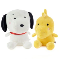 Hallmark Better Together Peanuts® Snoopy And Woodstock Magnetic Plush, 5.25" -Charming Home Shop Better Together Peanuts Snoopy Woodstock Magnetic Plush 1BTG1003 04