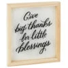 Hallmark Big Thanks Framed Quote Sign, 7x8