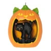 Hallmark Happy Halloween! Ornament -Charming Home Shop Black Cat Pumpkin Diorama Keepsake Ornament 1799QFO5311 01