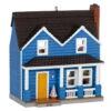 Hallmark Nostalgic Houses And Shops Special Edition 2023 Ornament -Charming Home Shop Blue Clapboard House Keepsake Ornament 2599QXE3309 01