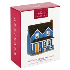 Hallmark Nostalgic Houses And Shops Special Edition 2023 Ornament 11 Hallmark Nostalgic Houses And Shops Special Edition 2023 Ornament -Charming Home Shop Blue Clapboard House Keepsake Ornament 2599QXE3309 04