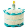 Hallmark Birthday Cake Musical Plush With Light -Charming Home Shop Blue and White Plush Birthday Cake With Candle 1BBY4860 01