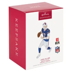 Hallmark NFL Buffalo Bills Josh Allen Football Legends Ornament -Charming Home Shop Buffalo Bills Josh Allen Keepsake Ornament 2299QXR8247 04