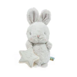 Bunnies By The Bay Sweet Bloom Bunny Stuffed Animal With Toy Sun, 9" -Charming Home Shop Bunnies by the Bay Gray Bunny Stuffed Animal With Toy Sun 104327 03