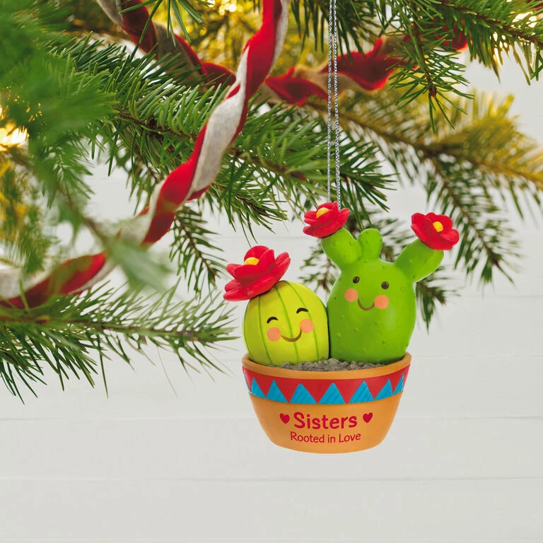 Charming Home Shop -Charming Home Shop Cactus Sisters Rooted in Love Keepsake Ornament 1599QGO2569 02
