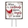 My Word! Cardinal Plant Poke Accent Sign -Charming Home Shop Cardinal Plant Accent Sign 77801 01