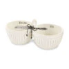 Mud Pie Double Dip Bowl And Spreader, Set Of 2 -Charming Home Shop Ceramic Double Dip Bowl and Spreader Set 48500093 01