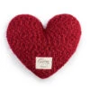 Demdaco Red Giving Heart Pillow -Charming Home Shop Christmas Red Knitted Giving Heart Pillow 1004440111 01