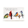 Demdaco Little Birds Ceramic Quote Block, 6x4 -Charming Home Shop Colorful Birds Illustration on Ceramic Block 1004610090 01