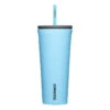 Corkcicle Santorini Aqua Stainless Steel Tumbler, 24oz.