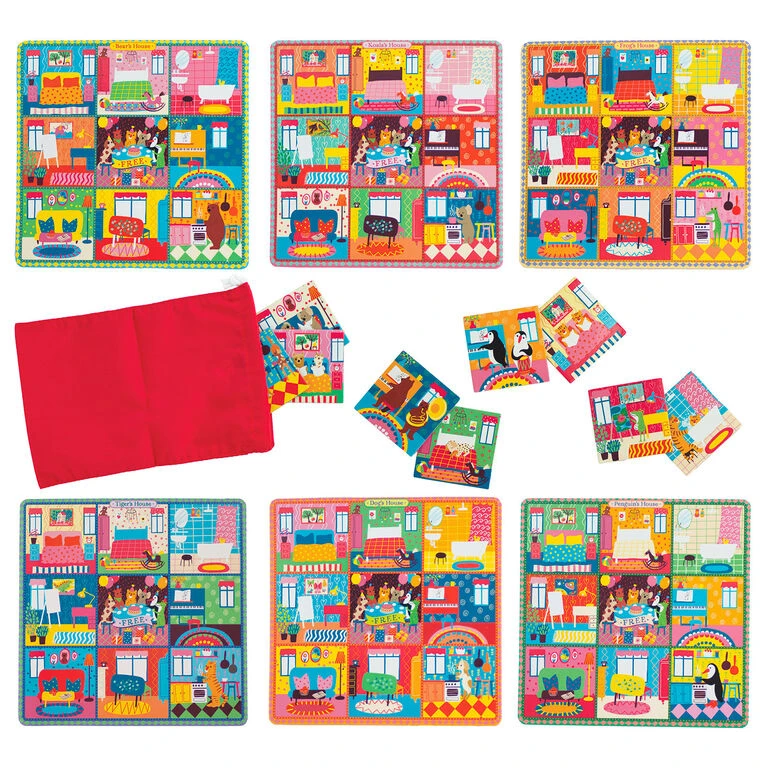 Eeboo Cozy Cottage Bingo Game 4 Eeboo Cozy Cottage Bingo Game - Image 2