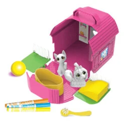 Crayola Scribble Scrubbie Pets Backyard Bungalow Coloring Set -Charming Home Shop Crayola Bungalow for Pets Color and Wash Creative Set 11CRA2059 02