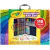 Crayola Imagination Art Set -Charming Home Shop Crayola Imagination Art Set in Carrying Case 41053 01