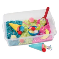 Faber-Castell Creativity For Kids Sensory Bin Ice Cream Shop Play Set -Charming Home Shop Creativity for Kids Sensory Play Ice Cream Shop Kit 6280000 03