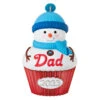 Hallmark Dad Cupcake 2023 Ornament -Charming Home Shop Dad Snowman Cupcake 2023 Keepsake Ornament 1399QGO2537 01
