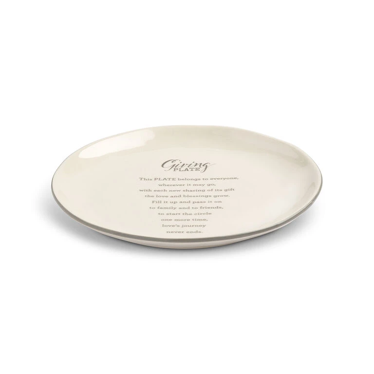 Demdaco Ceramic Giving Plate, 9.5" 4 Demdaco Ceramic Giving Plate, 9.5" - Image 2