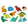 Crocodile Creek Dinosaurs 2-Piece Beginner Puzzles For Kids, Set Of 10 -Charming Home Shop Dinosaurs Beginner Puzzle Set for Kids 29522 01