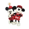 Enesco Disney Christmas Mickey And Minnie 2023 Figurine, 4" -Charming Home Shop Disney Christmas Mickey Minnie Plaid Figurine 6013275 01