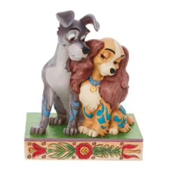 Enesco Jim Shore Disney Lady And The Tramp Love Scene, 4.5"