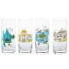 Hallmark Walt Disney World 50th Anniversary Park Attractions Glasses, Set Of 4 -Charming Home Shop Disney World Park Attractions Drinking Glasses 1DYG2074 01