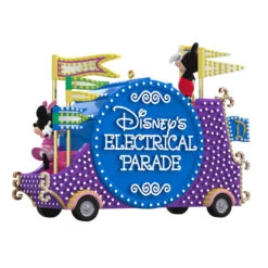 Hallmark Disney Mickey Mouse Disney's Electrical Parade Musical Ornament With Light -Charming Home Shop Disneys Electrical Parade Float Keepsake Ornament 2999QXD6729 06