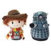 Hallmark Itty Bittys® Doctor Who The Fourth Doctor And Dalek Plush, Set Of 2 -Charming Home Shop Doctor Who Fourth Doctor and Dalek Plush itty bittys 1KDD2078 01