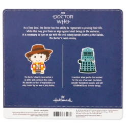 Hallmark Itty Bittys® Doctor Who The Fourth Doctor And Dalek Plush, Set Of 2 -Charming Home Shop Doctor Who Fourth Doctor and Dalek Plush itty bittys 1KDD2078 04