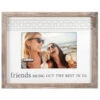 Friends Bring Out The Best Picture Frame, 4x6 -Charming Home Shop Friends Bring Out the Best Rustic Wood Picture Frame 342446 01