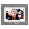 Malden Friends Gray Distressed Wood Picture Frame, 4x6/5x7 -Charming Home Shop Friends Gray Wood Matted Picture Frame 331646 01