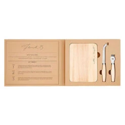Garnish Tools In Cardboard Book Box, Set Of 3 -Charming Home Shop Garnish Tools in Cardboard Book Box G5272 03