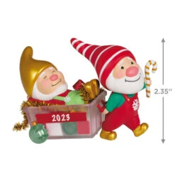 Hallmark Gnome For Christmas Special Edition 2023 Ornament 10 Hallmark Gnome For Christmas Special Edition 2023 Ornament -Charming Home Shop Gnomes With Christmas Decorations Keepsake Ornament 2199QGO2817 03