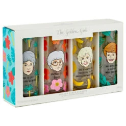 Hallmark The Golden Girls Glasses, Set Of 4 -Charming Home Shop Golden Girls Drinking Glasses Set of 4 1GOL1049 03