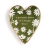 Demdaco Grateful Art Heart Trinket Dish -Charming Home Shop Grateful Art Heart Trinket Dish 1003480400 01