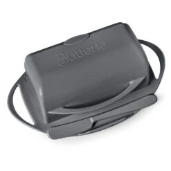 Gray Butterie Flip-Top Butter Dish 8 Gray Butterie Flip-Top Butter Dish -Charming Home Shop Gray Plastic FlipTop Butter Dish With Knife BTRGRY1010 03