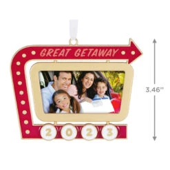 Hallmark Great Getaway 2023 Metal Photo Frame Ornament -Charming Home Shop Great Getaway Picture Frame Keepsake Ornament 1999QHX3097 03