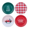 Hallmark Channel Appetizer Plates, Set Of 4 -Charming Home Shop Hallmark Channel Assorted Ceramic Appetizer Plates 1XKT3528 01