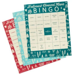 Hallmark Channel Movie Bingo Game Pad -Charming Home Shop Hallmark Channel Bingo TearOff Game Pad 1XKT3502 03