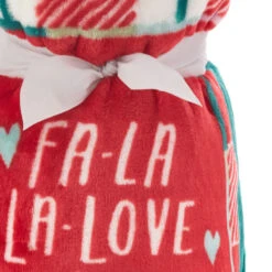 Hallmark Channel Fa-La-La-Love Plaid Blanket, 50x60 -Charming Home Shop Hallmark Channel FaLaLaLove Plaid Blanket 1XKT3520 05