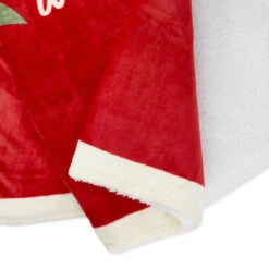 Hallmark Channel Red Oversized Blanket, 60x80 -Charming Home Shop Hallmark Channel FamilySized Blanket 1XKT3505 06