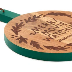 Hallmark Channel Merry Movie Watching Charcuterie Board -Charming Home Shop Hallmark Channel Merry Movie Watching Charcuterie Board 1XKT3510 04