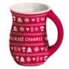 Hallmark Channel Knit Pattern Hand-Warming Mug, 20 Oz. -Charming Home Shop Hallmark Channel Sweater Pattern HandWarming Mug 1XKT3518 01